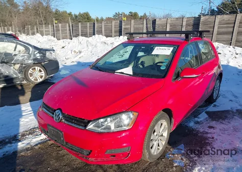 2015 Volkswagen Golf Tdi S 4-Door из США, поврежденный, VIN 3VWRA7AU0FM051032